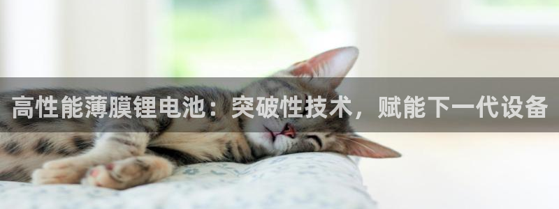 凯时尊龙平台登录：高性能薄膜锂电池：突破性技术，赋能下一代设备