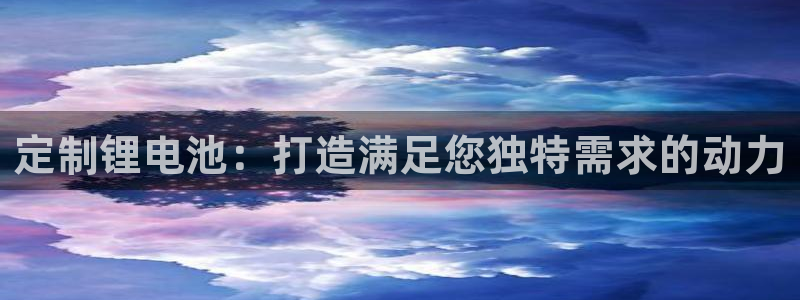 尊龙人生就是博网站下载：定制锂电池：打造满足您独特需求的动力