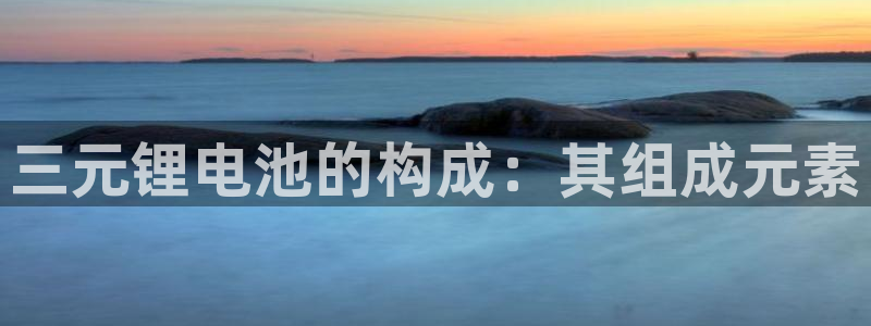 d88尊龙官方网：三元锂电池的构成：其组成元素